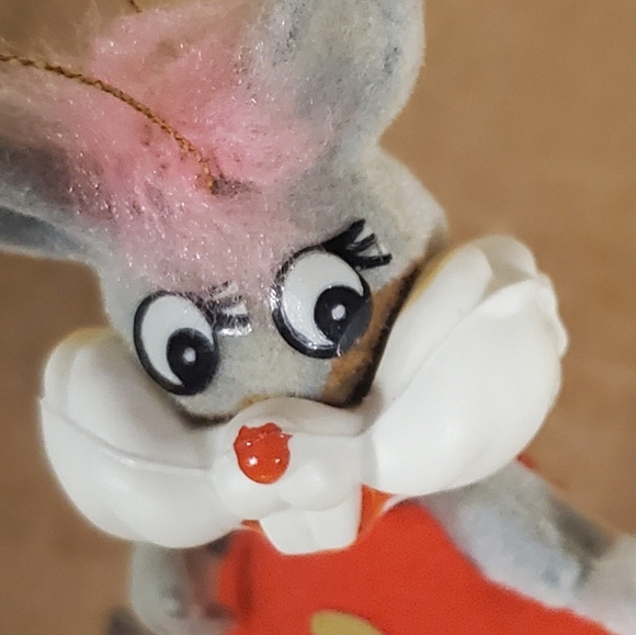 Vintage Flocked Honey Bunny Ornament - Picture 6 of 16
